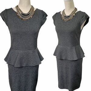 Alice + Olivia Employed Stretch Peplum Dress